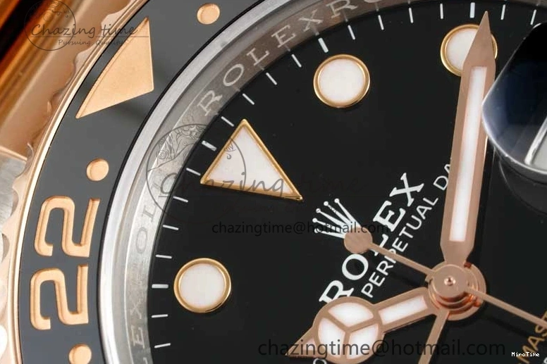 MiroTime 0420 Durable GMT-Master II 126711 CHNR Black Brown Ceramic Clean Factory 1:1 Best Edition on SS RG Bracelet VR 2108